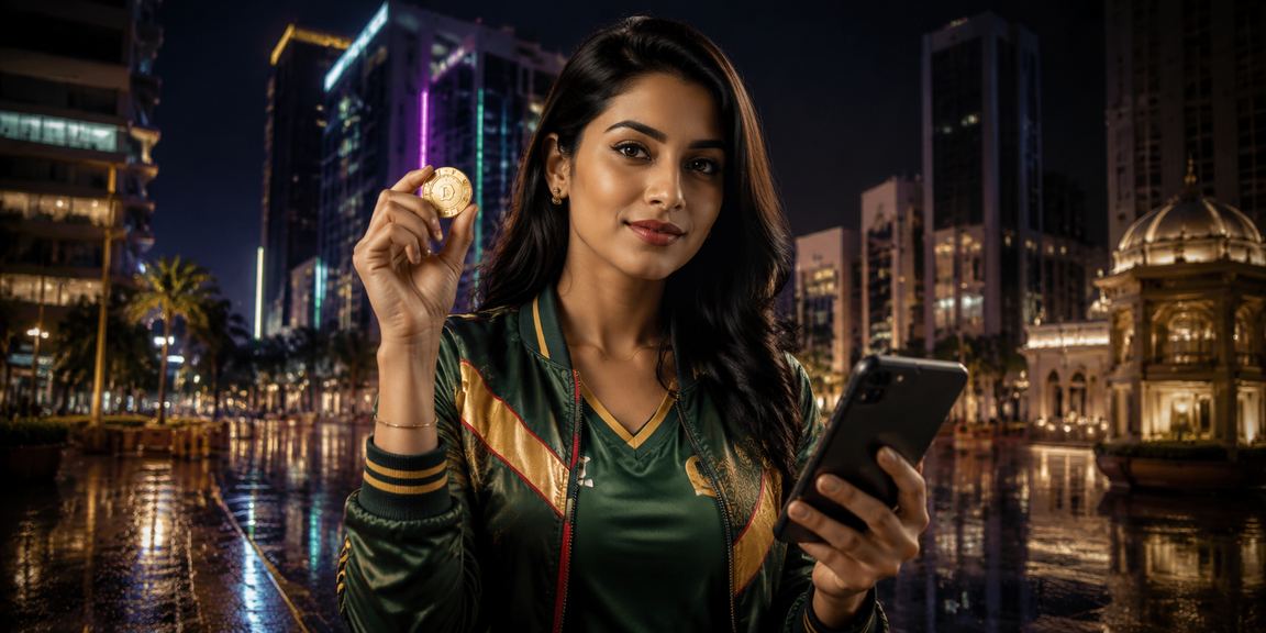 ঢাকার রাতে ক্রিকেট বেটিংয়ের নিয়ন আলোকিত পরিবেশ