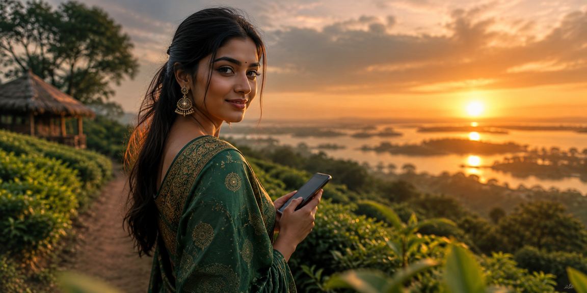 টাঙ্গুয়ার হাওরের পটভূমিতে ফুটবল বেটিং অ্যাপ ব্যবহার